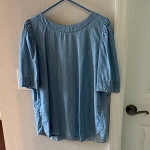 Loft chambray top